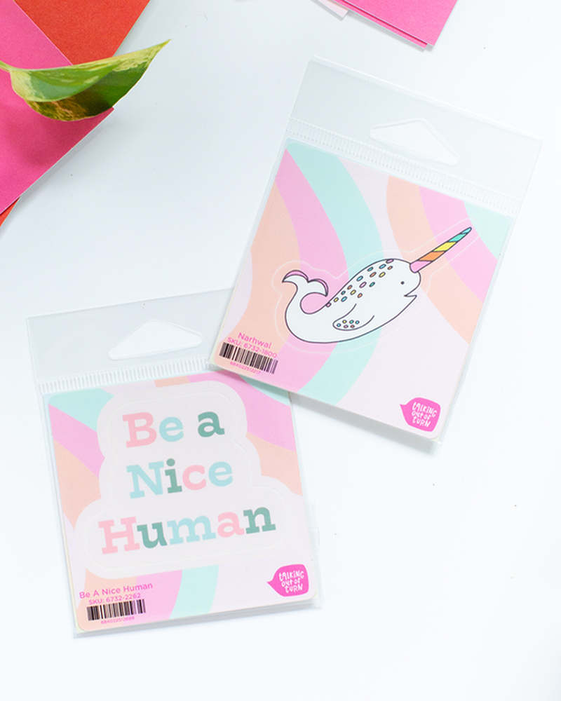 
                      
                        Single Sticker - Be A Nice Human [PRE ORDER]
                      
                    