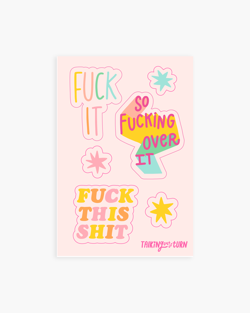 Sticker Set - Fuck This Shit