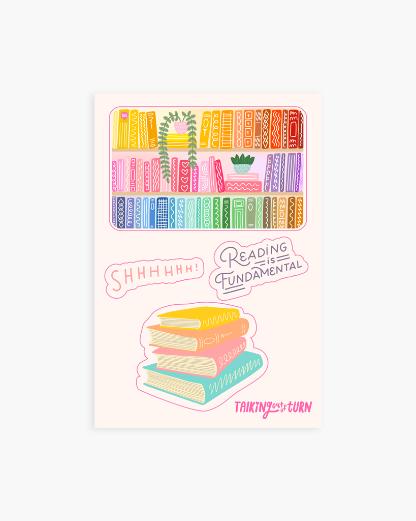 Sticker Set - Reading