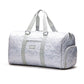 Trepic Weekender Duffle - Quilted Gray Nylon