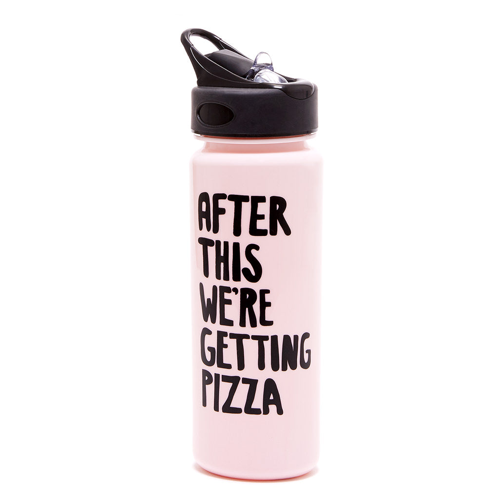 Work It Out Water Bottle - After This We're Getting Pizza