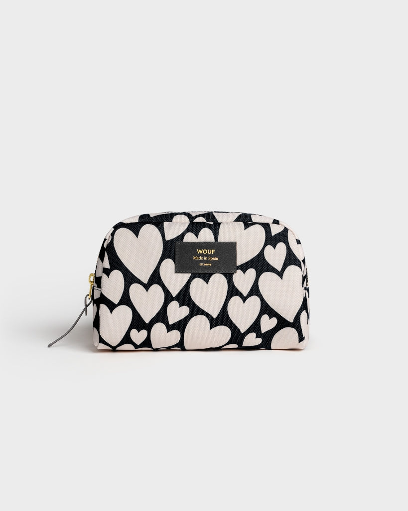 Large Make-Up Pouch - Black Love