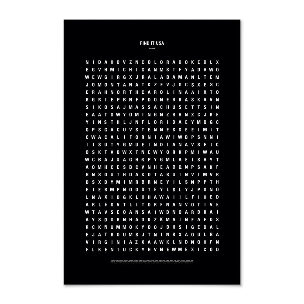 
                      
                        Find It USA Travel Map Poster
                      
                    