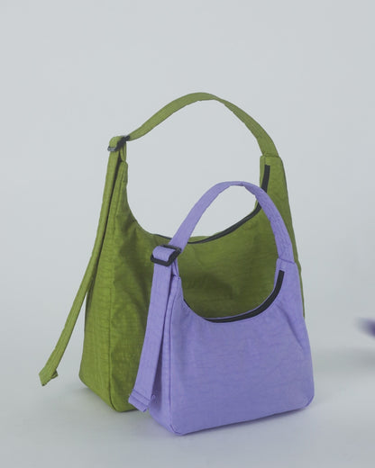 Nylon Shoulder Bag - Taupe